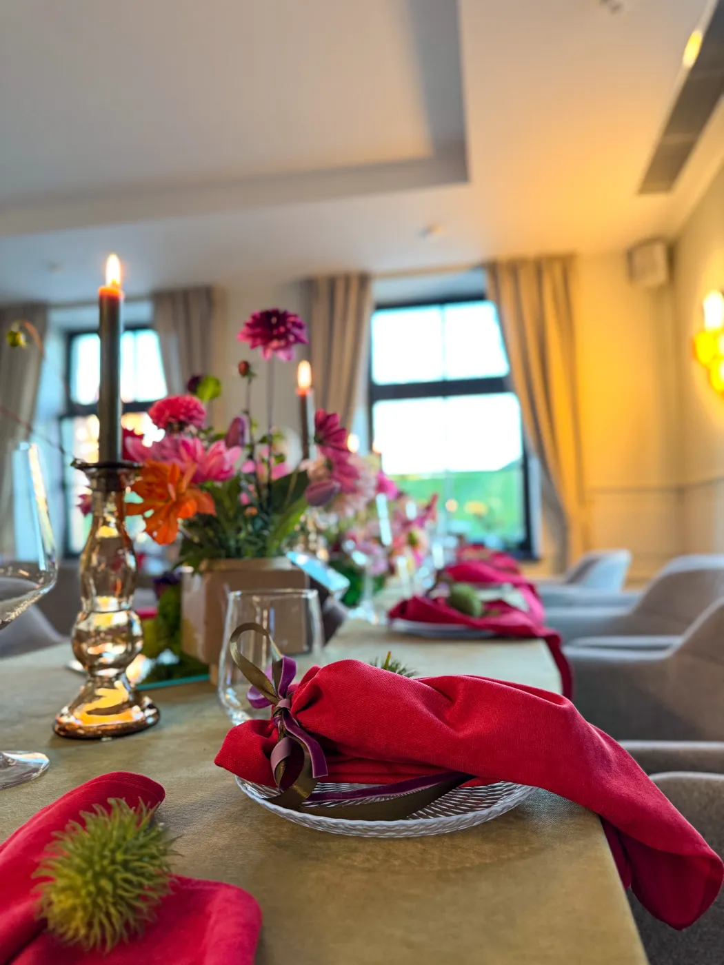 Festlich gedeckter Tisch im Mosso